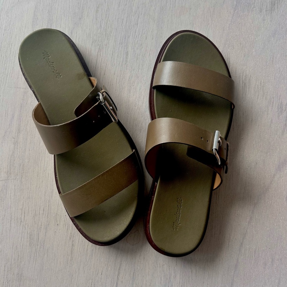 Madewell Dee Double-Strap Slide Sandwls